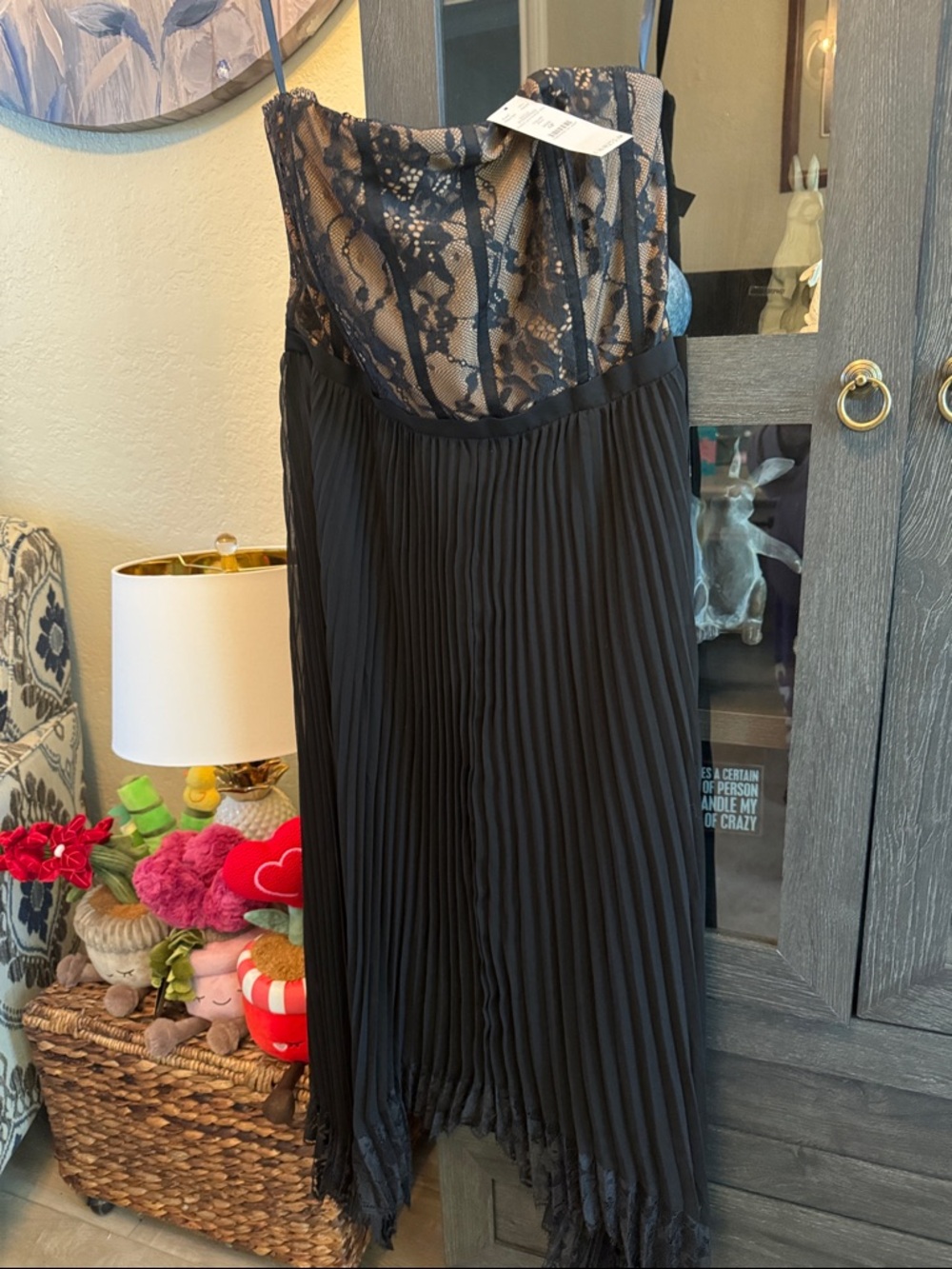 White House Black Market Black Lace Dress